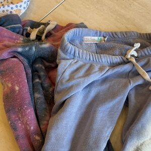 Vintage Havana Multicolor and Blue Kids Joggers
